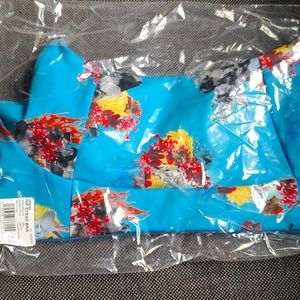 Ivy Park Floral Print Crop Top Bra